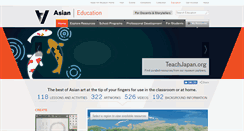 Desktop Screenshot of education.asianart.org